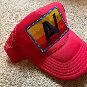 Red Aviator Nation Hat, lightly used